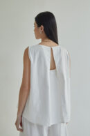 Studio Now Axelle Sleeveless Top White