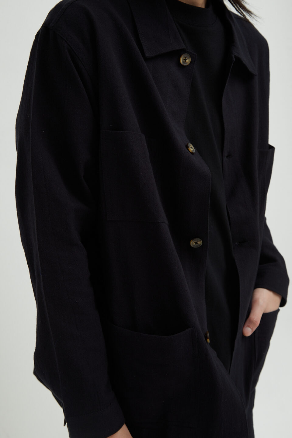 Solitaire Overshirt Black - Image 6