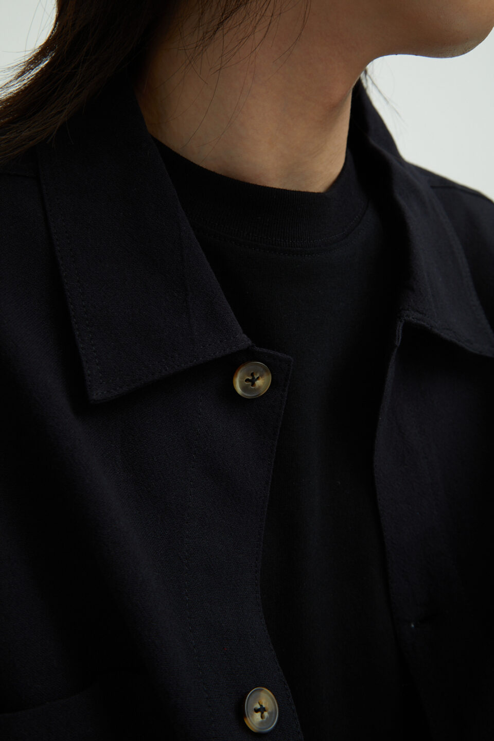 Solitaire Overshirt Black - Image 7