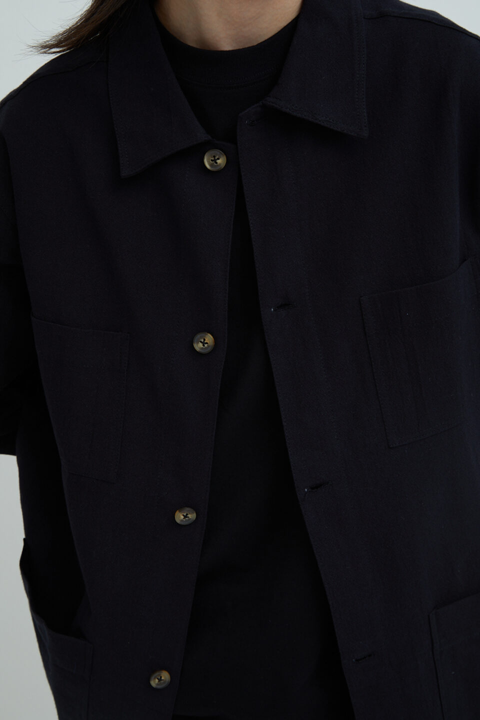 Solitaire Overshirt Black - Image 5