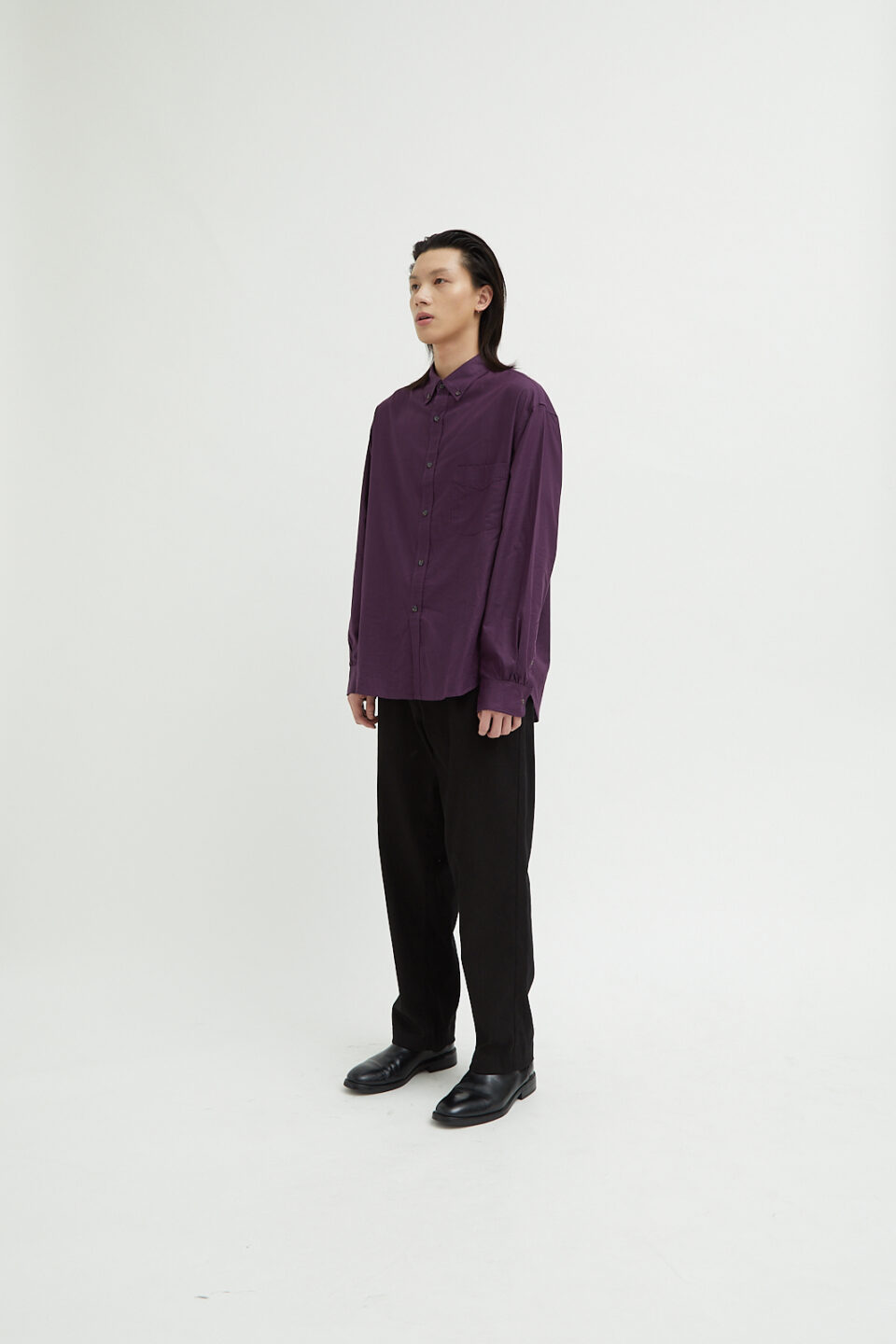 Julian Shirt Dark Purple - Image 3