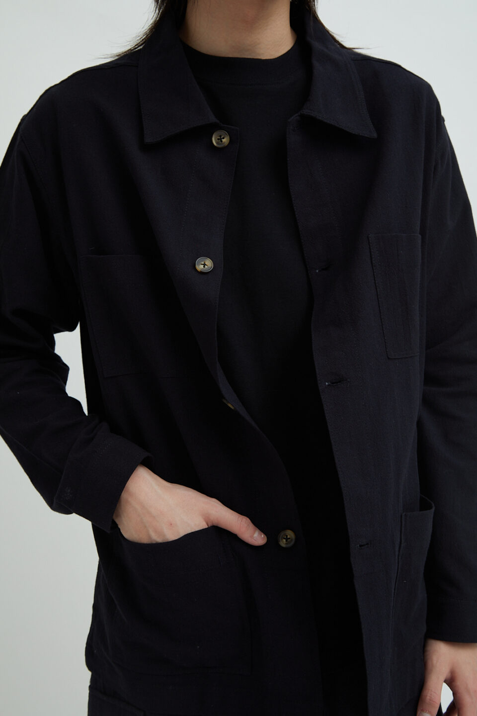 Solitaire Overshirt Black - Image 3
