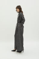 Roman Tweed Pants in Charcoal