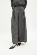 Roman Tweed Pants in Charcoal
