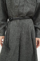 Roman Tweed Pants in Charcoal