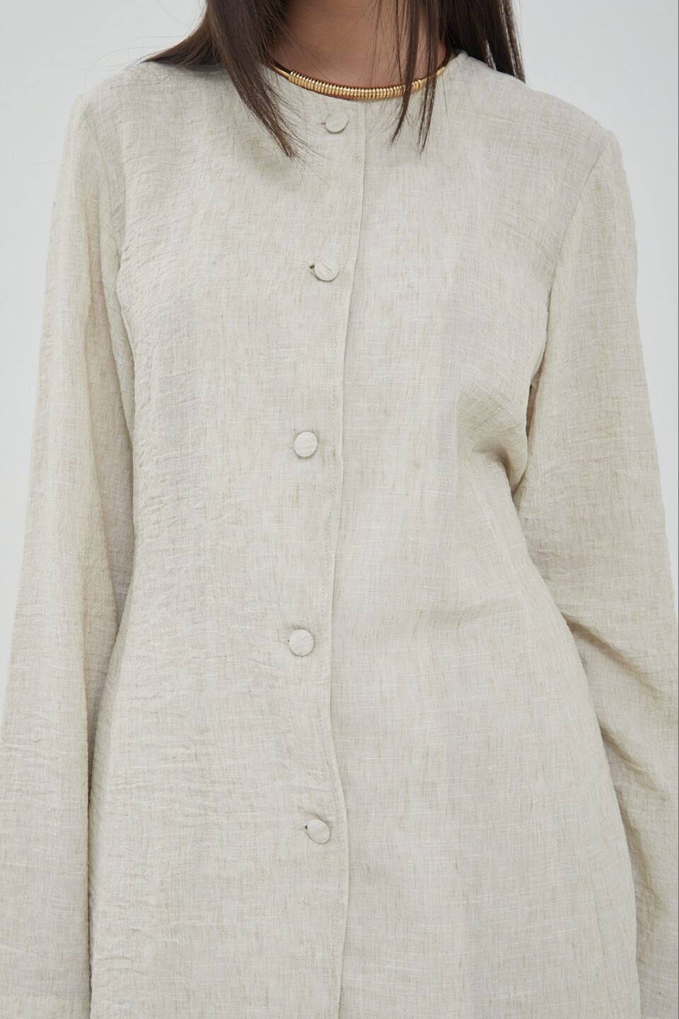 Parish top Linen Oat - Image 9