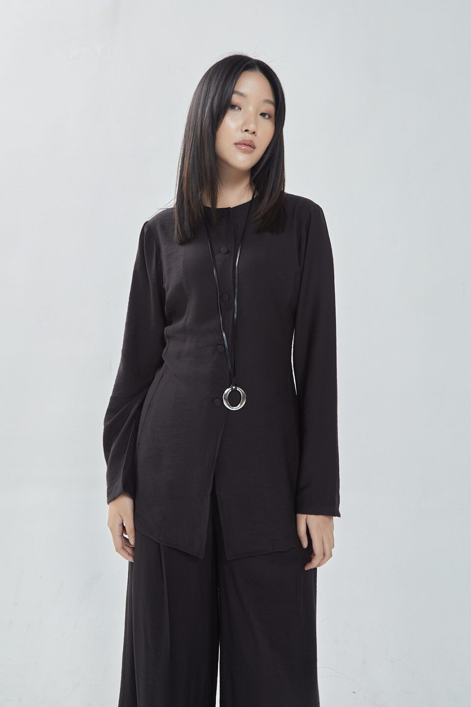 Parish top Linen black