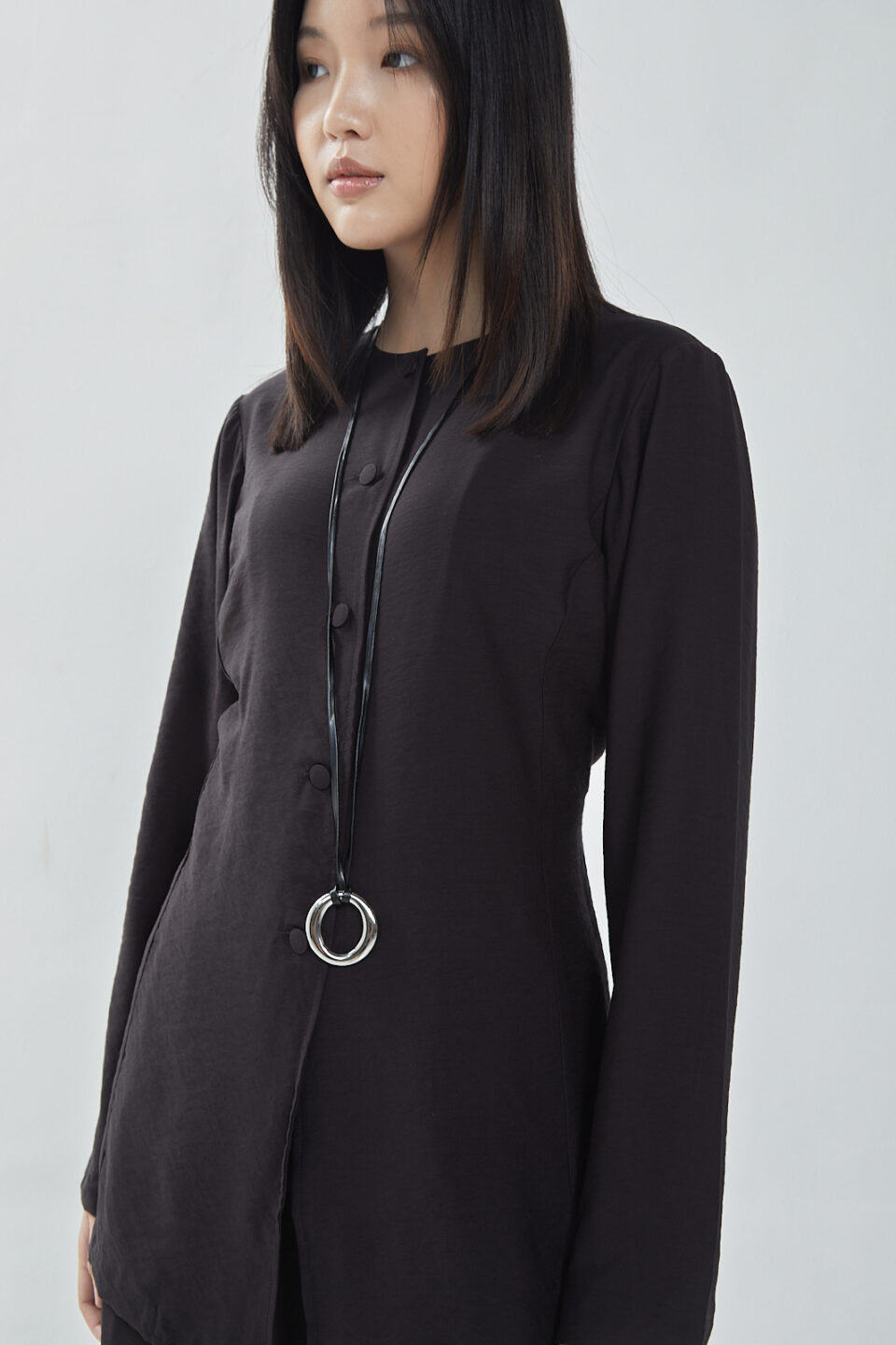 Parish top Linen black - Image 7