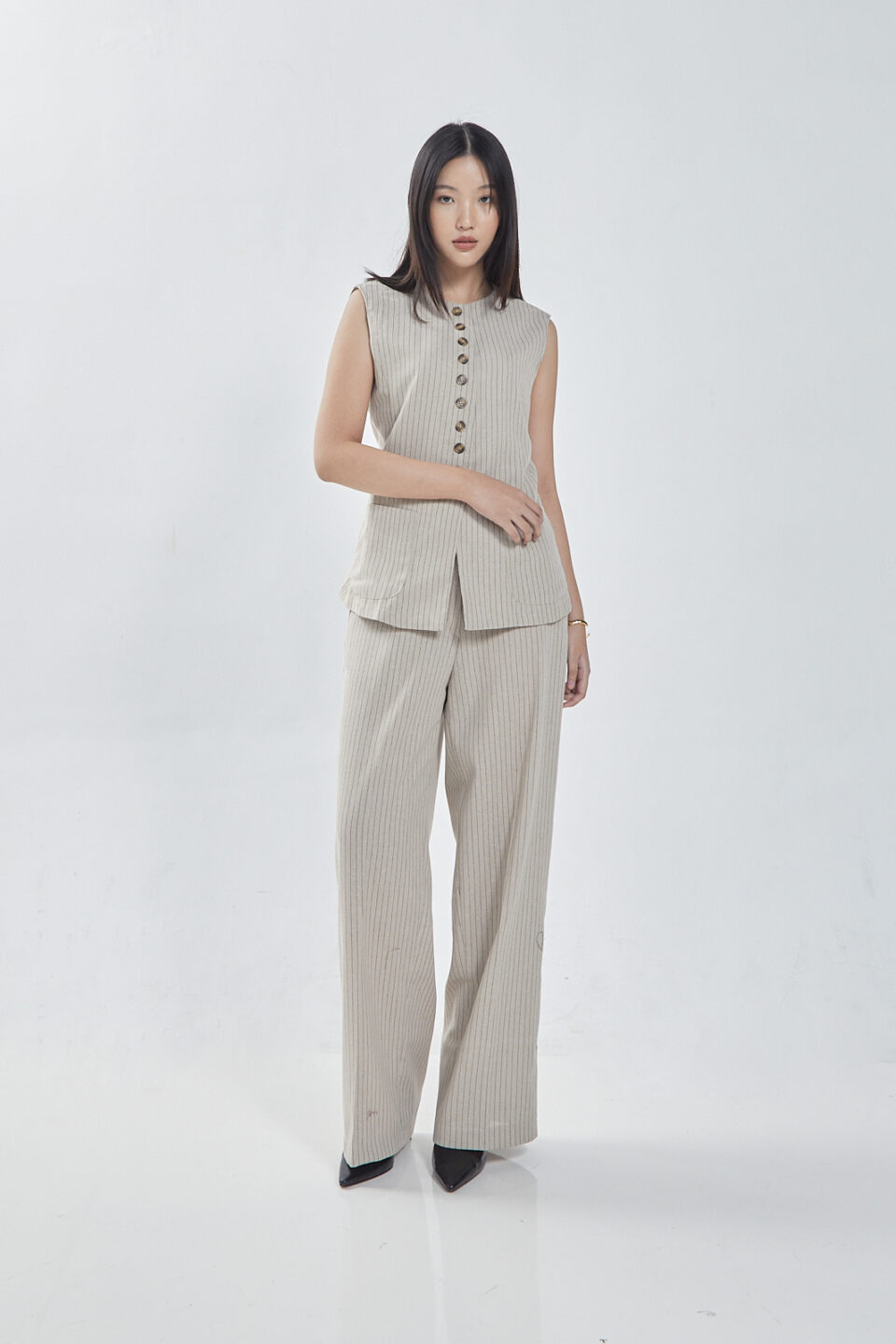 Florence linen Vest