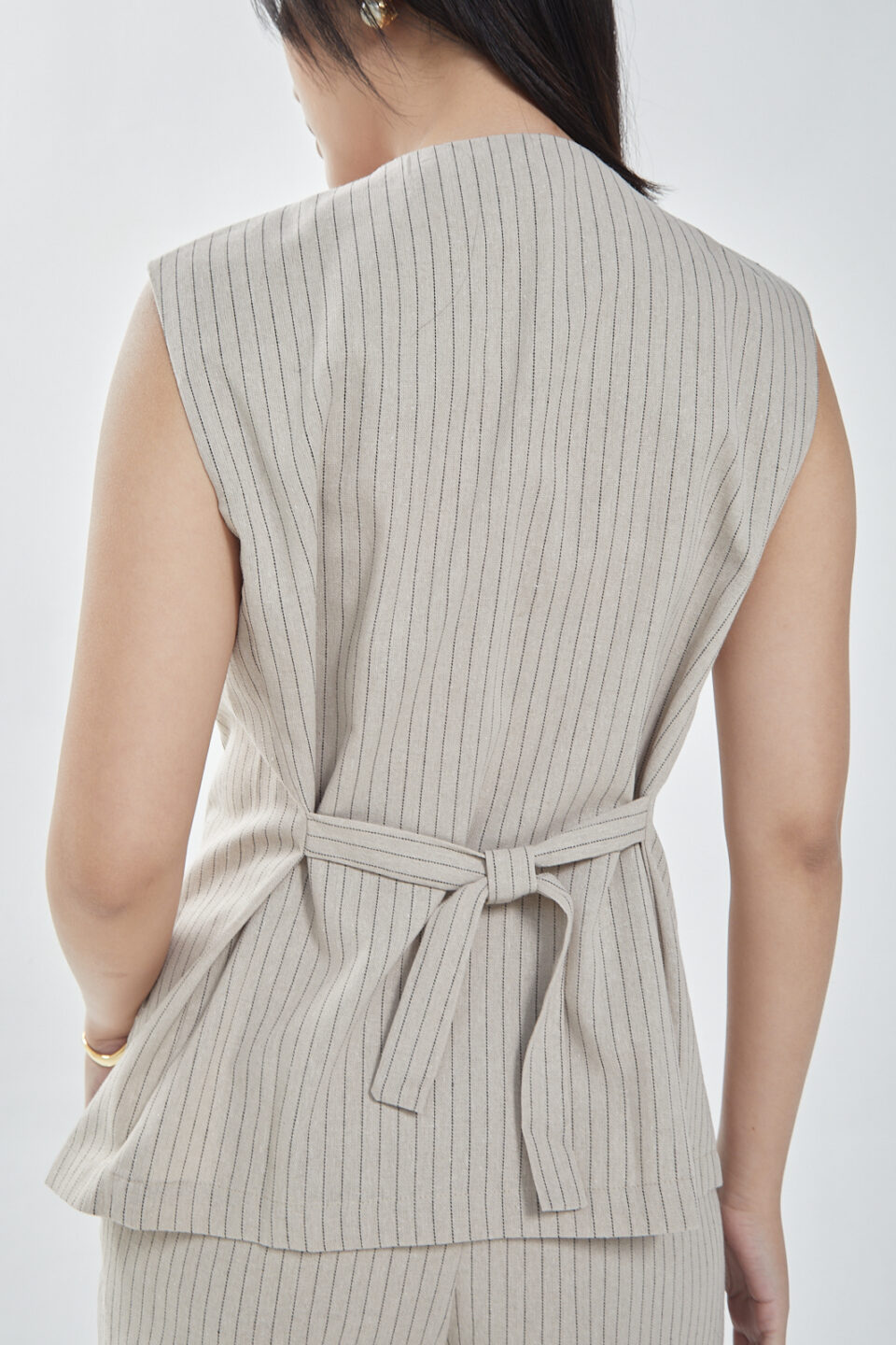 Florence linen Vest - Image 5